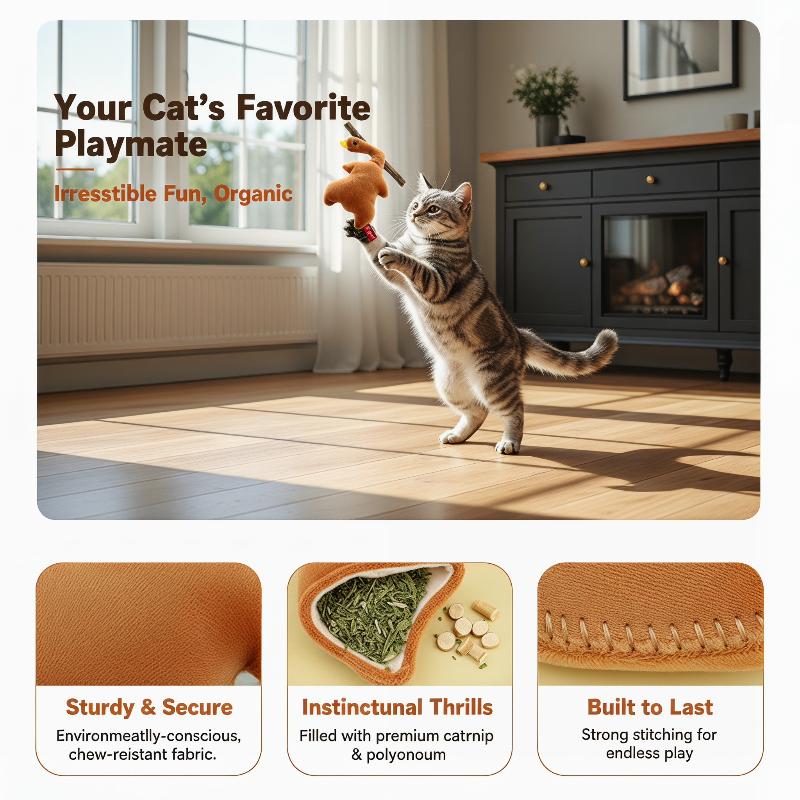 Interactive Cat Toy - Roast Suckling Pig And Roast Duck