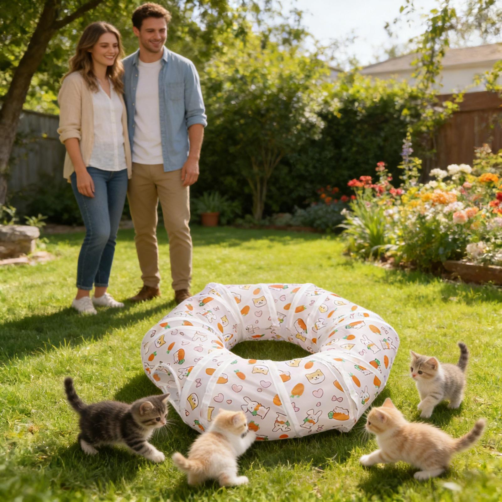 Cat Tunnels Interactive Foldab – обзор и цена Interactive Cat Toy