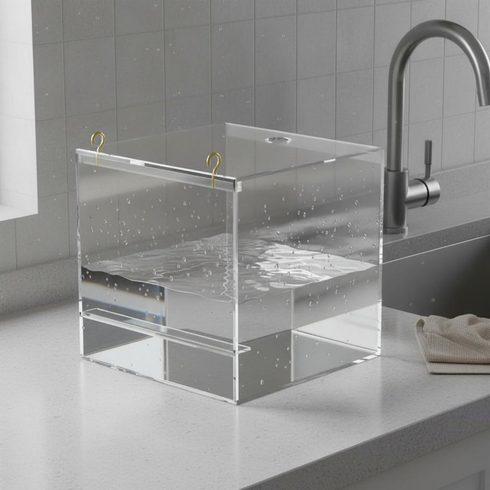 Acrylic Bird Bathing Box Non P – обзор и цена Pet Supplies In