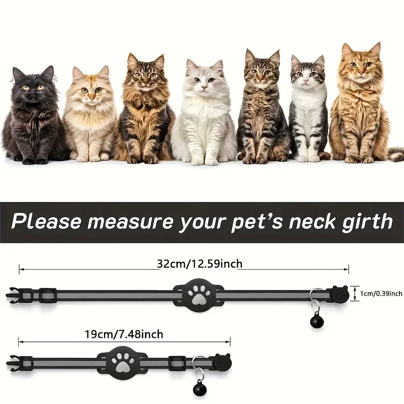 1 Airtag cat collar with bell  – обзор и цена Pet Supplies Locations