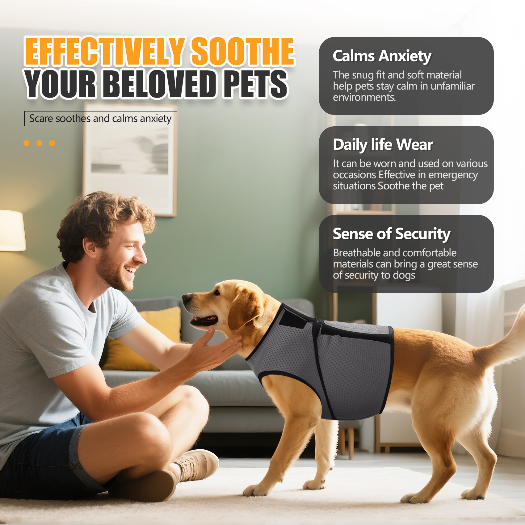 Dog Anxiety Jacket, Dog Coat f – обзор и цена Dog Anxiety Vest