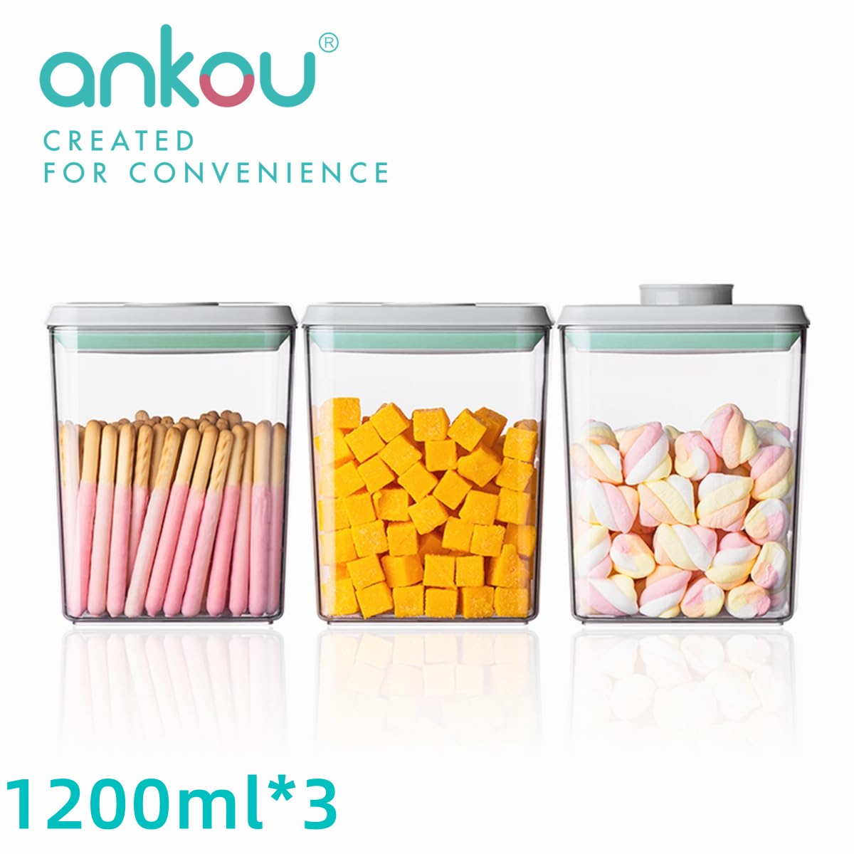 Ankou 3Pcs 1.2L Pop Airtight F – обзор и цена Pet Supplies In