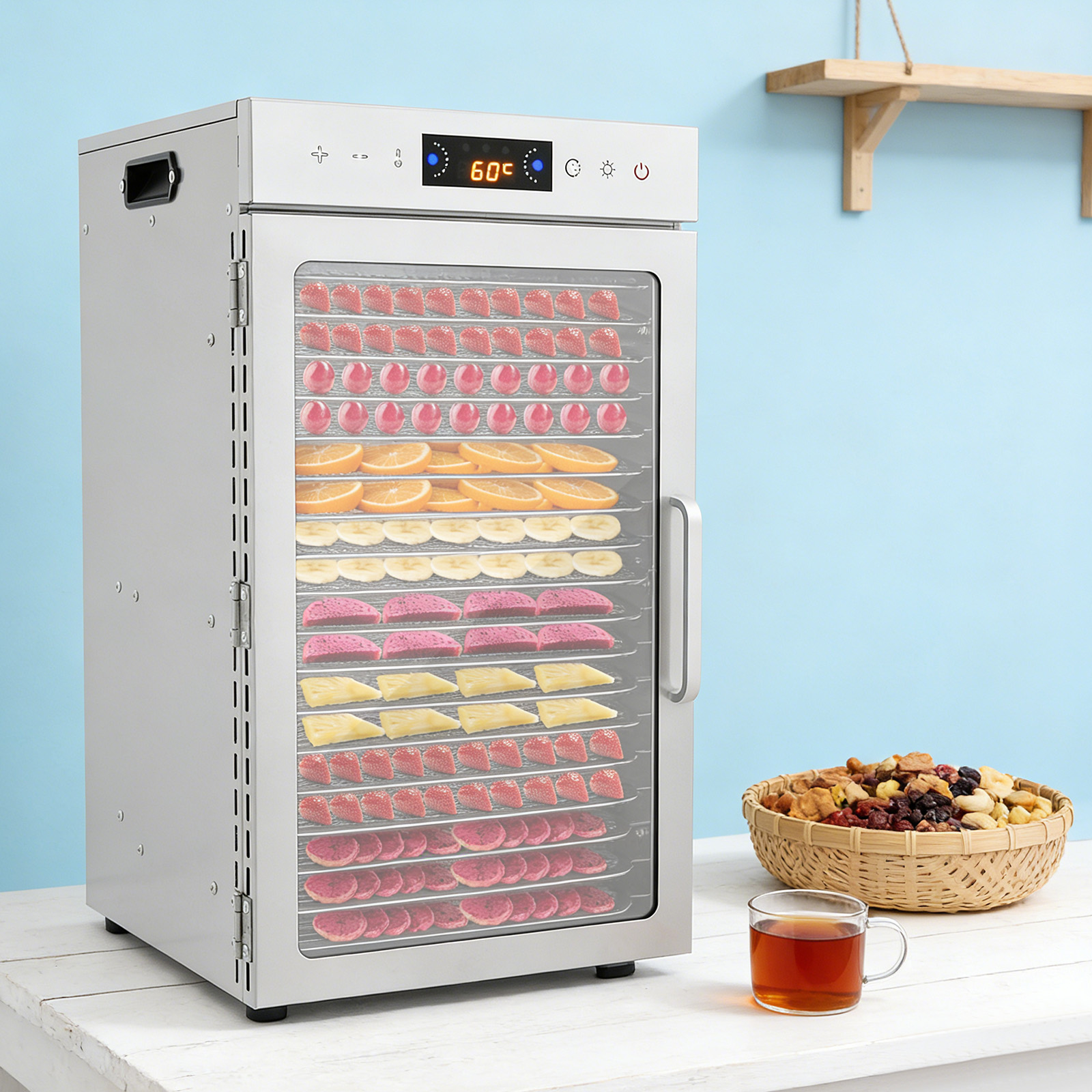 18 Trays Food Dehydrator 304 2 – обзор и цена Pet Supplies In