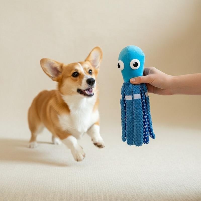Octopus Squeaky Pet Toy Odor-F – обзор и цена Interactive Cat Toy