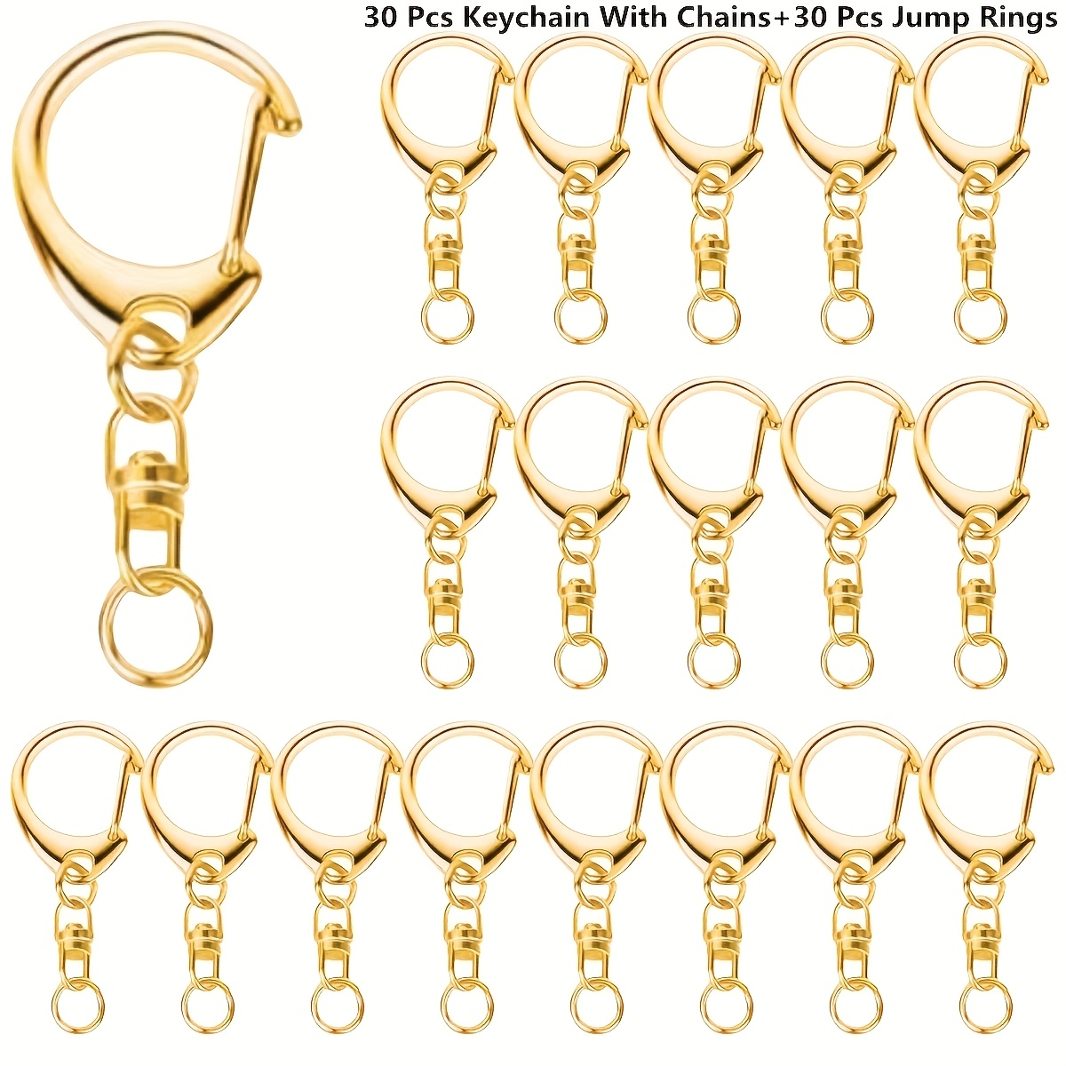 60pcs Golden Great Keychain Lo – обзор и цена Pet Supplies In