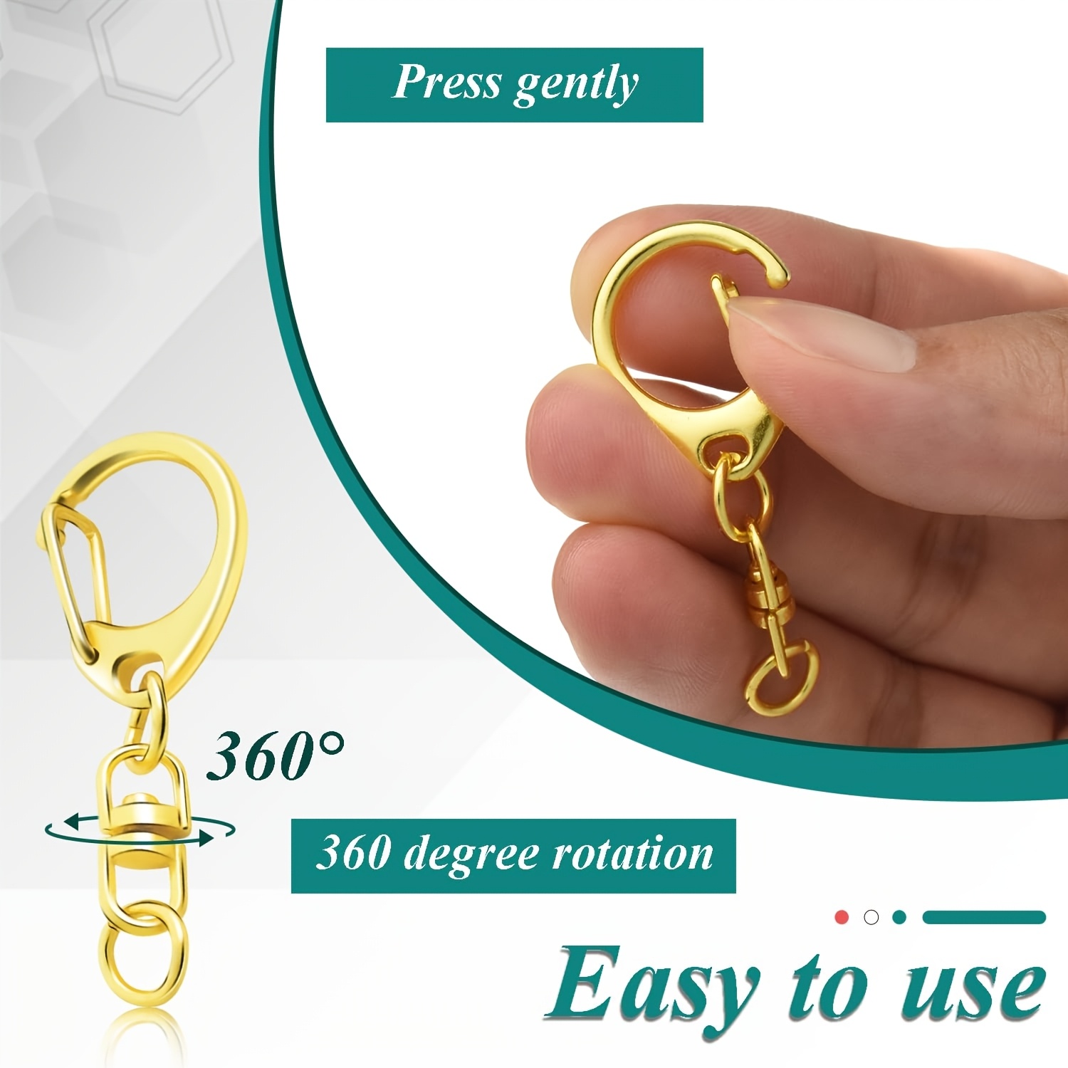 60pcs Golden Great Keychain Lo – обзор и цена Pet Supplies In