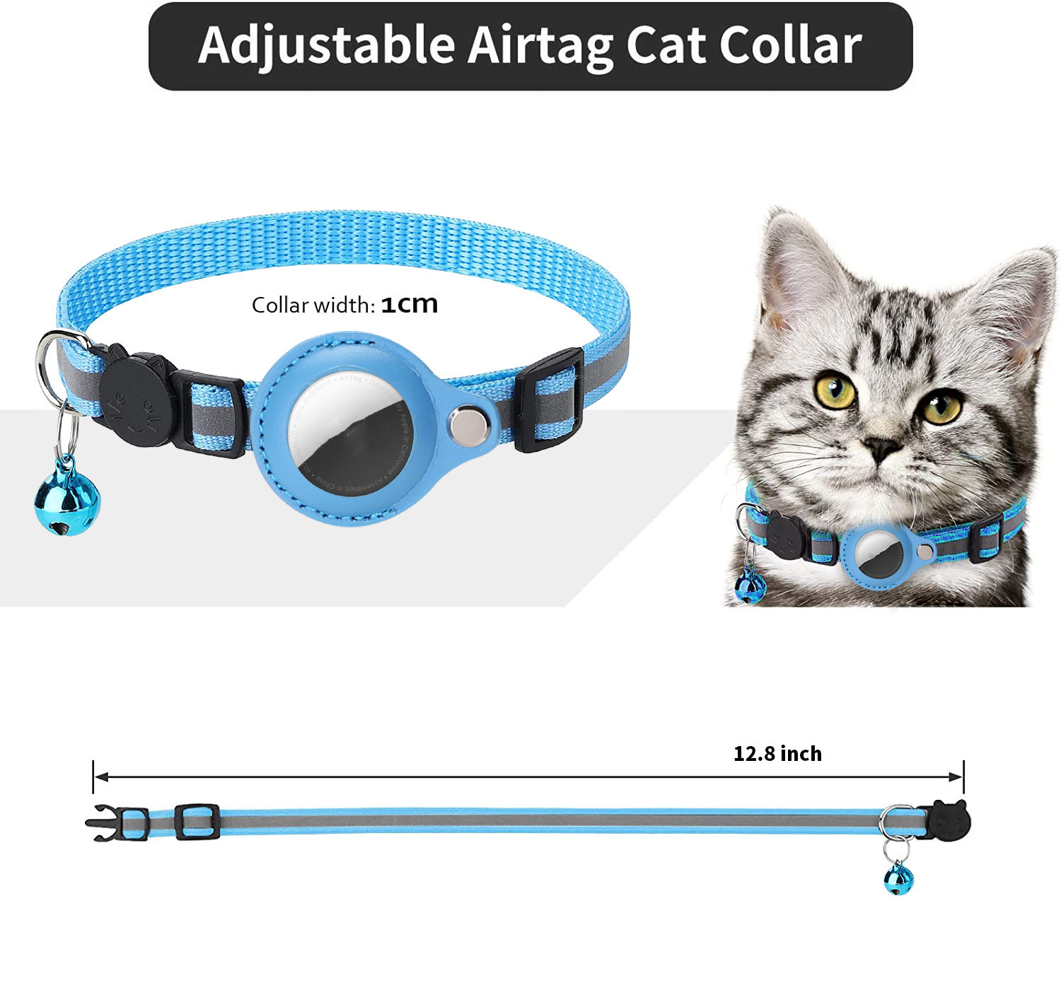 Airtag Case Collar for Cat wit – обзор и цена Pet Supplies Locations
