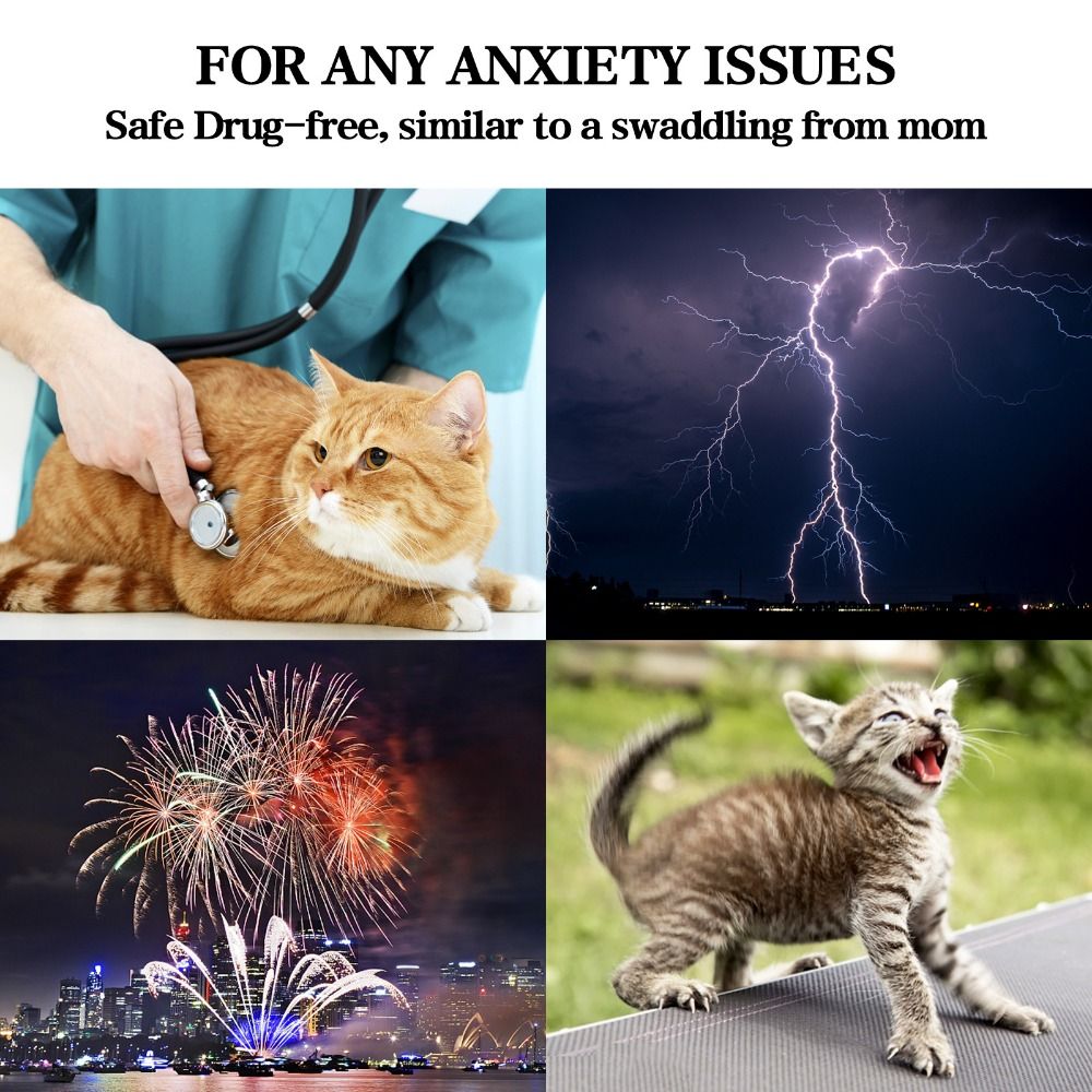 Adjustable Cat Calming Vest El – обзор и цена Dog Anxiety Vest